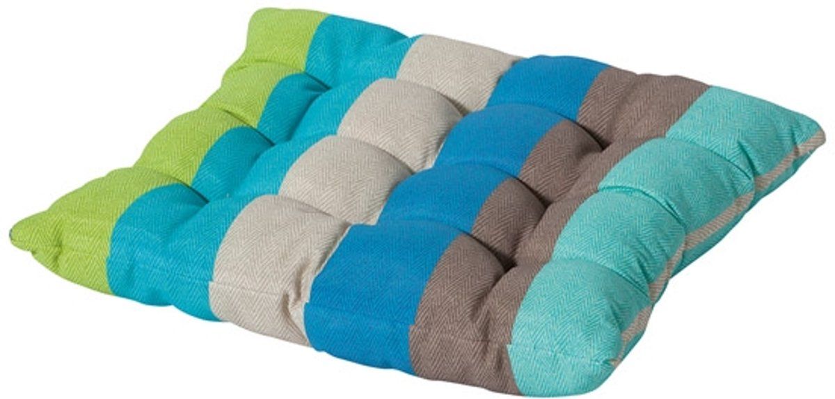 Madison bistro tuinkussen Victoria 46x46 cm - aquablauw