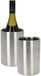Excellent Houseware Wijnkoeler/Champagnekoeler - 2x - Dubbelwandig - RVS - Zilver