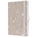 Sigel weekagenda Beauty 2026 - formaat A5 - Cosmic Fantasy Beige - hardcover