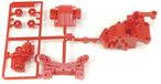Tamiya 300050541 - TA01/02 transmissiebehuizing voor, rood