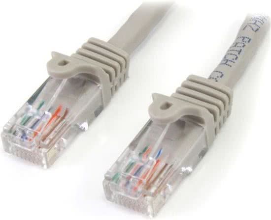 StarTech.com 45PAT1MGR - Cat 5 UTP-kabel - RJ45 - 1 m - Grijs