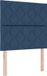 vidaXL Boxspringbed met hoofdeinde Blauw 90 x 200 cm Stof