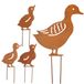 Omgoods Pique jardin famille de canards