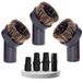 3 Pack 3-1/4 Inch Ronde Paardenhaar Stofzuiger Stofborstel Bevestiging met Zachte Varkenshaar Plus 1 3/4 Inch tot 1 1/4 Inch Stofzuiger Adapter | 32 MM Stofzuiger Accessoires en 35 MM naar 32 MM
