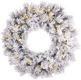 Black Box Trees Dinsmore Kerstkrans met LED Verlichting - Ø60 cm - Frosted Green