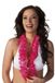 Merkloos Hawaii krans - 6x - roze - stof - 1 meter