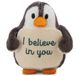NICI Knuffel Pinguïn met Boodschap I Believe in You 7 cm