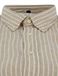 Tommy Hilfiger overhemd gestreept beige linnen button-down collar