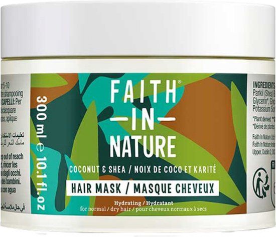 Faith In Nature Kokosnoot Shea Haarmasker Normaal tot Droog Haar 300 ml