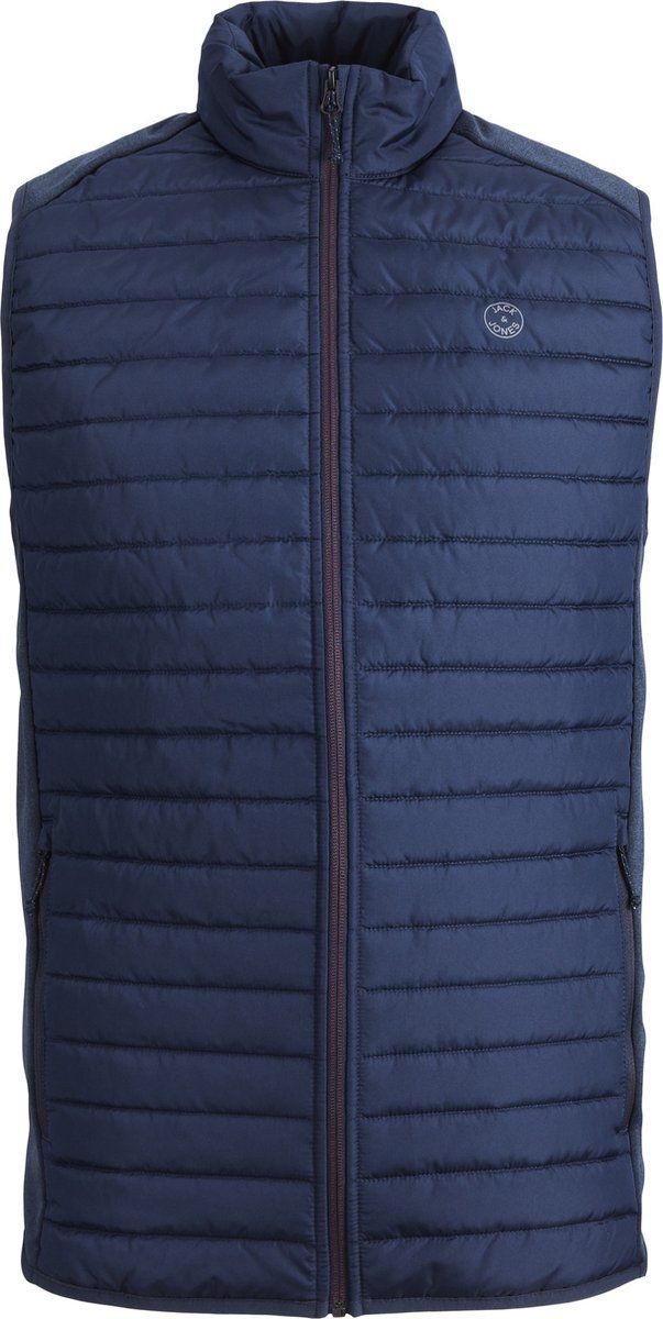 Jack & Jones ESSENTIALS JJEMULTI BODYWARMER COLLAR NOOS Heren Jas - Maat L - Blauw