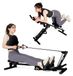 Rameur 3-en-1 rameur - Appareil d'abdominaux - Max. 120 kg - Pliable