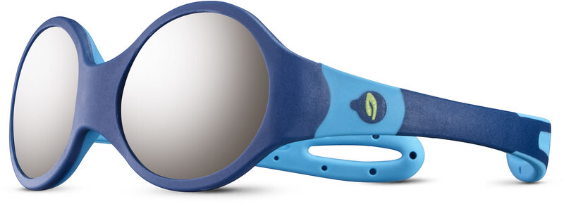 Julbo Loop M Spectron 4 Sunglasses Kids, dark blue/light blue/grey flash silver