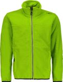 CMP Kinderfleece Jack Lange mouw limegroen Polyester 4 jaar
