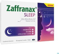 Zaffranax® Sleep 40 Tabletten - Slaap, Vermoeidheid, Stressmomenten