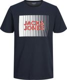 JACK & JONES JUNIOR JJECORP LOGO TEE PLAY SS O-NECK NOOS MNI Jongens T-shirt - Maat 104