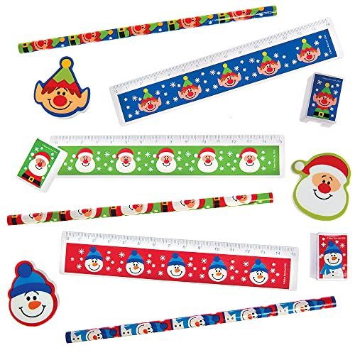 Baker Ross FX400 Kerstmis vrienden Schrijfgerei Sets - Set van 4