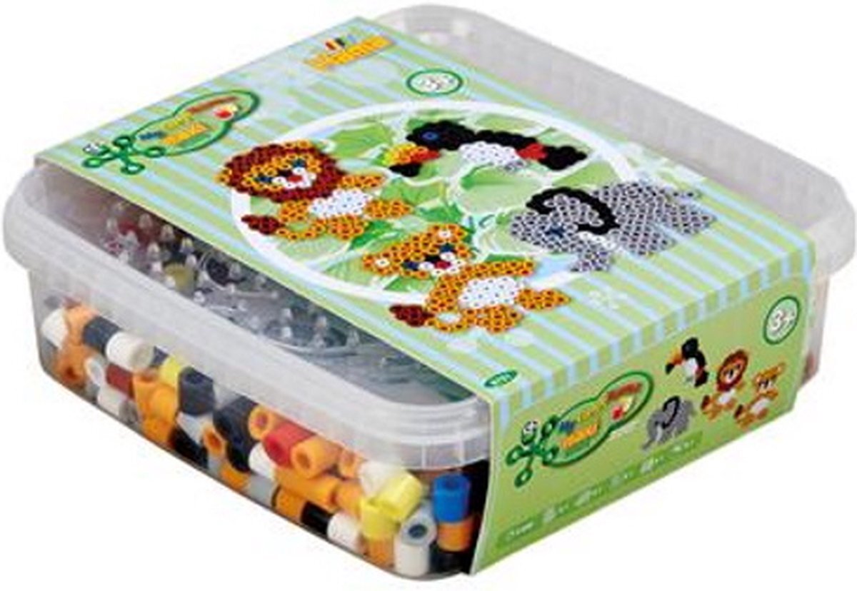 Hama maxi strijkkralen box Wilde Dieren 8751