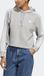 adidas Sportswear Essentials 3-Stripes French Terry Crop Hoodie - Dames - Grijs