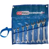 KS Tools 518.0747 CHROMEplus Dubbele steeksleutelset, 7-dlg
