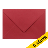 Clairefontaine Clairefontaine gekleurde enveloppen intens rood C5 120 grams (5 stuks)