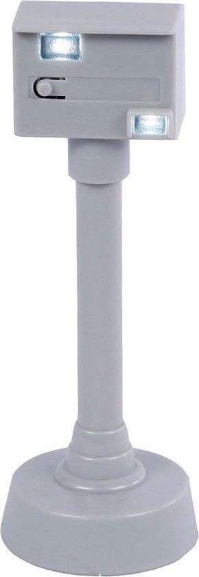 Kids Globe Flitspaal met Licht en Geluid - 12cm