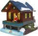 Santaville - Chalet with Fisher with LED Polyresin 20cm