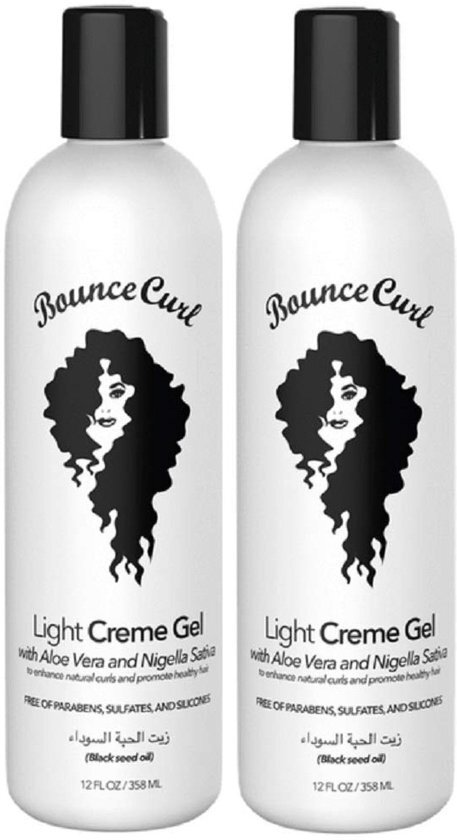 Bounce Curl Set of 2 Light Creme Gel Hair Curling Lotion 12oz