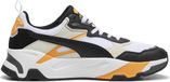 PUMA Trinity Heren Sneakers - PUMA White-PUMA Black-Vapor Gray-Clementine