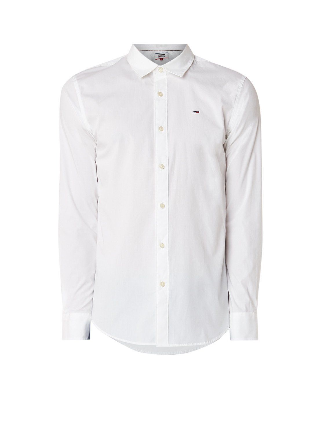 Tommy Hilfiger Original slim fit overhemd met stretch - 8719701014095