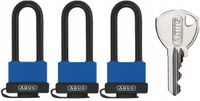 ABUS 3x Kettingsloten 70IB/45HB63 - Eén Sleutel Systeem