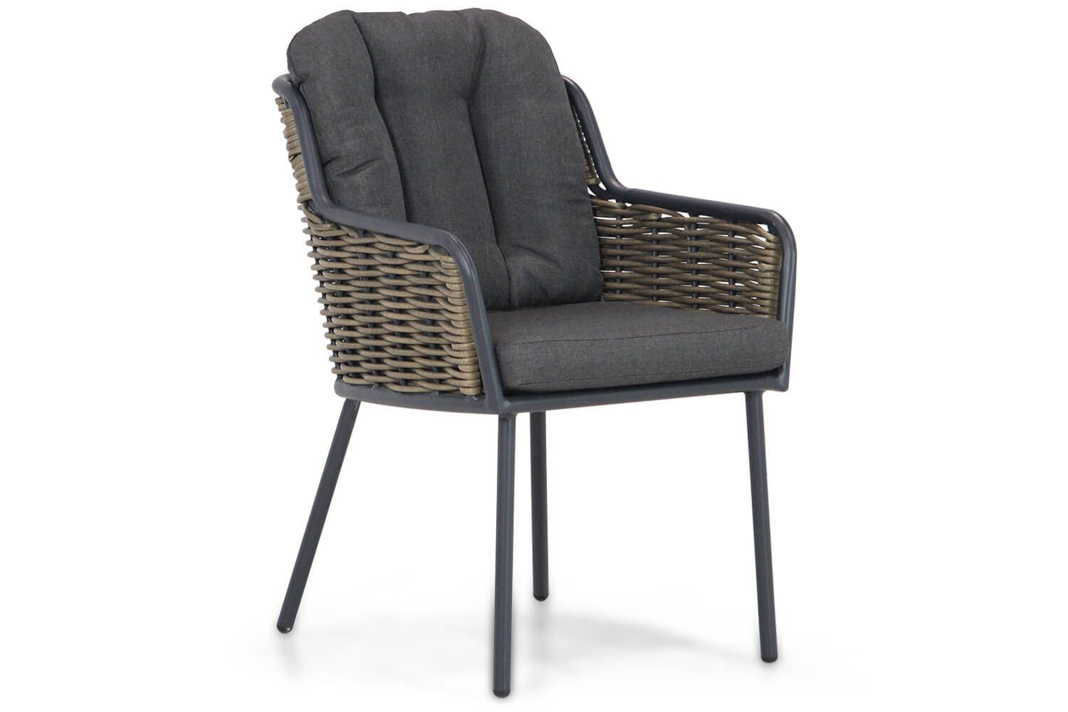 Santika Furniture Fasano dining tuinstoel - antraciet, grijs