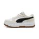 PUMA Rebound Femme Low Suede sneakers voor Dames, Zwart/Wit, Maat 42,5