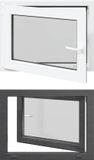 vidaXL Kelderraam RISOR Wit 80 x 70 cm