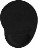 New Age Devi - Muismat - Traagschuim Pols Ondersteuning - Ergonomische Muismat - Zwart