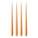 ester & erik Bougie Lot de 4 mat dark Melon sorbet 19/2, 32 cm