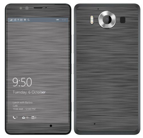 Royal Sticker Royal muursticker RS. 124356 - Zelfklevend - Microsoft Lumia 950 - Metalen borstel