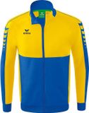 Erima Six Wings Worker Jack Kinderen - Geel / New Royal | Maat: 152