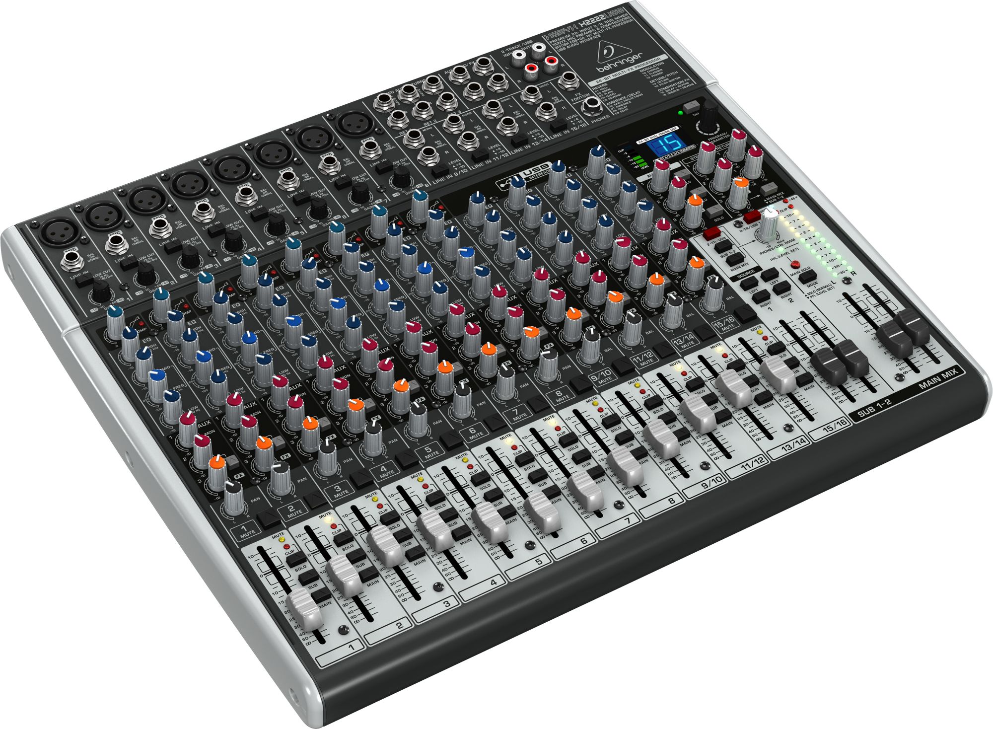 Behringer XENYX X2222USB - 22-kanaals mixer