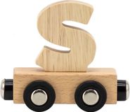 Tryco Houten Naturel Lettertrein Letter S