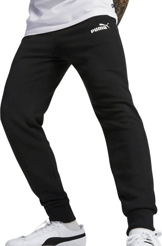 Puma Essential Logo Joggingbroek Heren - Zwart - Maat XL