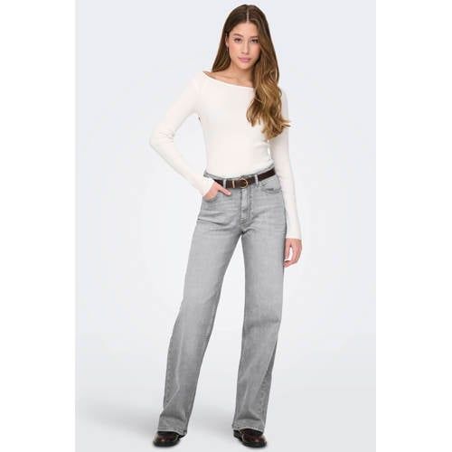ONLY high waist wide leg jeans