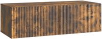 vidaXL Wandmontage TV-kast 98 x 41 x 30 cm Gerookt eiken Bewerkt hout