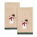 Avanti Linens Friends Gather Collection, 2 stuks vingertop handdoekenset, bruin