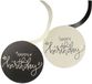 Folat Crème noir swirls happy birthday - 6 stuks
