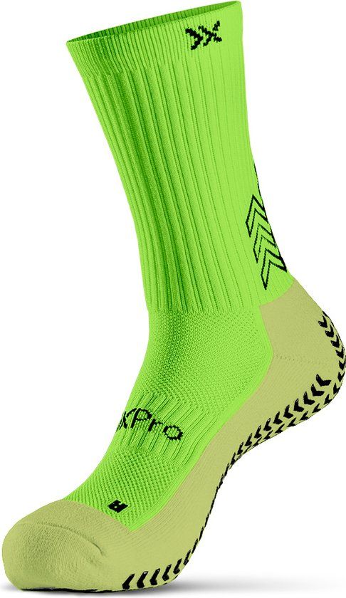 Gearxpro Soxpro Classic Gripsokken - Fluogeel - Maat 41-46