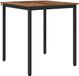 vidaXL Table de salle à manger 70 x 70 x 75 cm Bois traité Bois vieilli Carré