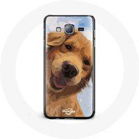 Maniacase Etui voor Samsung Galaxy J7 2016 Golden retriever hondenras