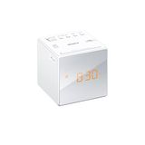 Sony - Radio-klok, AM/FM, wit