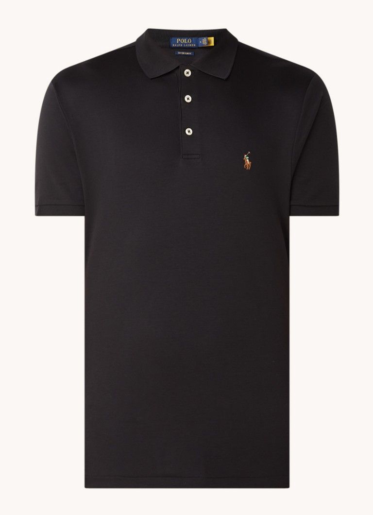 Ralph Lauren Custom Slim Fit Polo met Logo