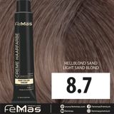 Femmas Haarverf (8.7) Lichtblond Zand - 100ml